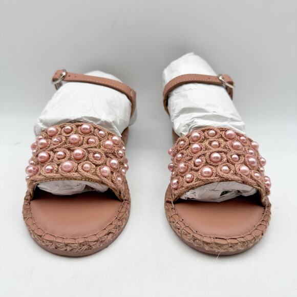 Sam Edelman Kids Holly Sandals US 1 M EU 32 Pink Linen NIB - Picture 5 of 11